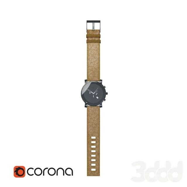 MVMT Chrono Gun Metal Caramel Leather watches – 221001