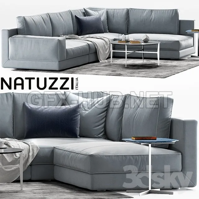 Natuzzi Agora Sofa – 221065