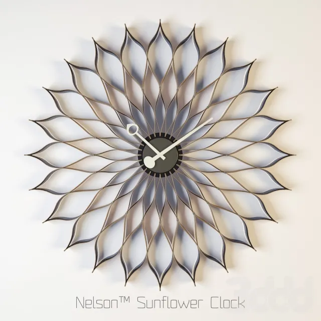 Nelson Sunflower Clock – 221107