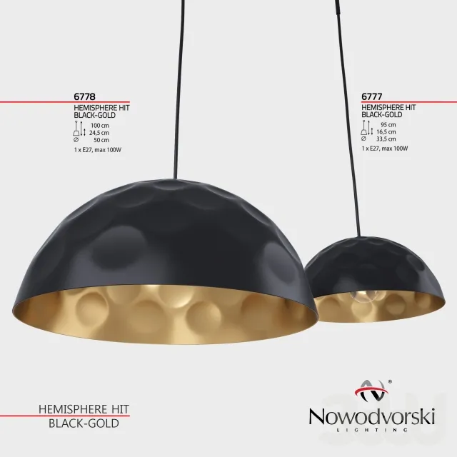Nowodvorski HEMISPHERE HIT BLACK-GOLD – 221331