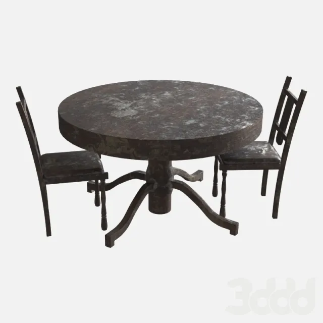 Old Table Chair – 221541