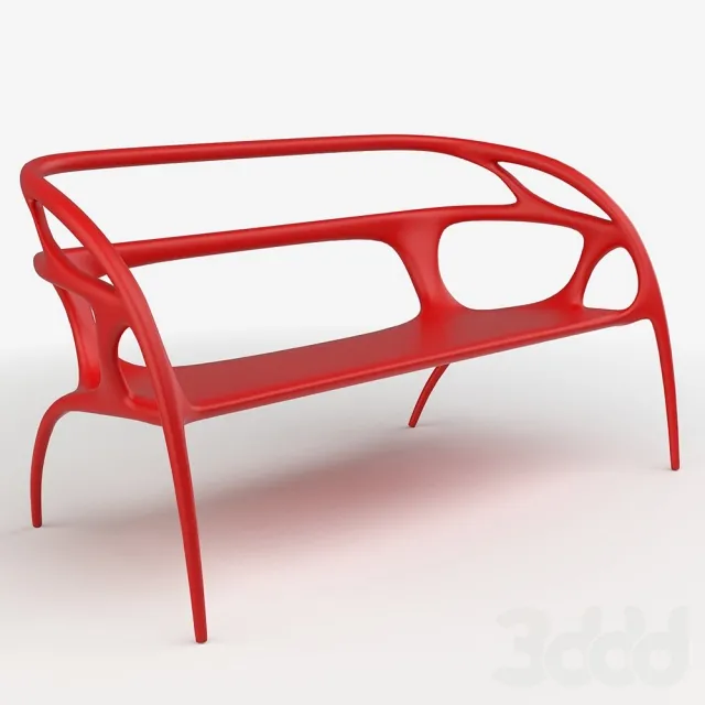 Organic Design Plastic Bench – 221859