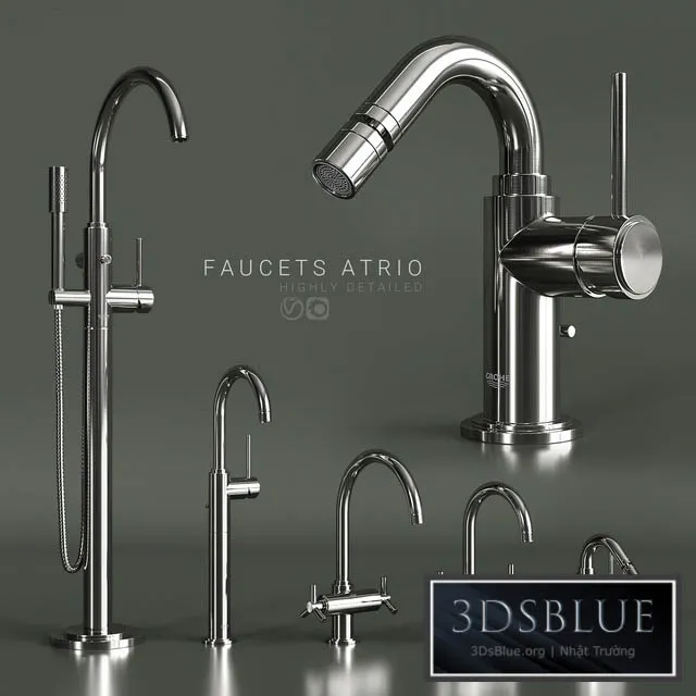 Faucets grohe atrio 3DS Max - thumbnail 3