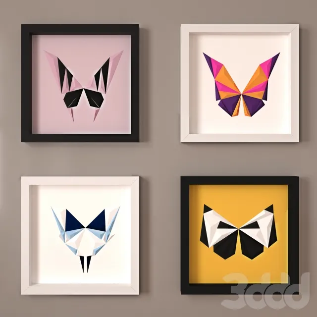 Paperpan » Butterfly Mask Artwork – 222099
