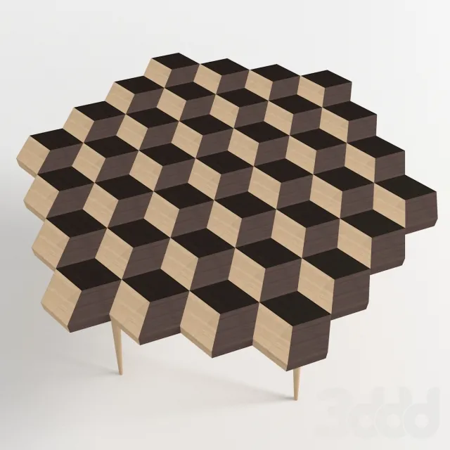 patterned table – 222181