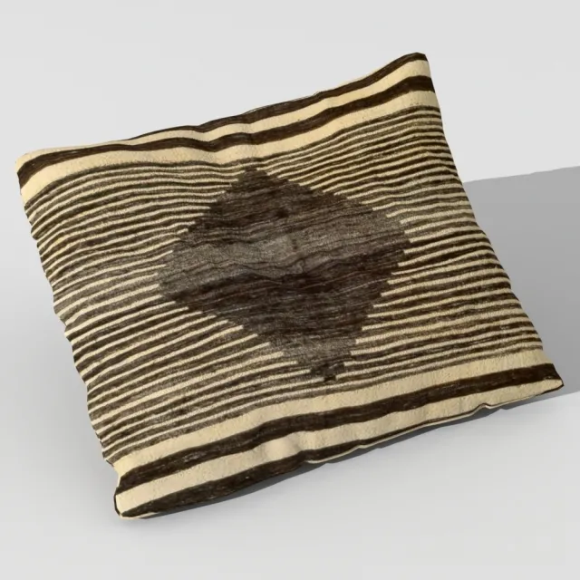 Pillow upholstered with Kuba fabric – 222467