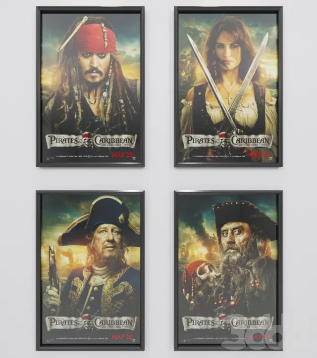 Pirates of the Caribbean posters – 222535