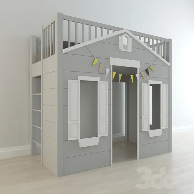 Playhouse Loft Bed – 222681