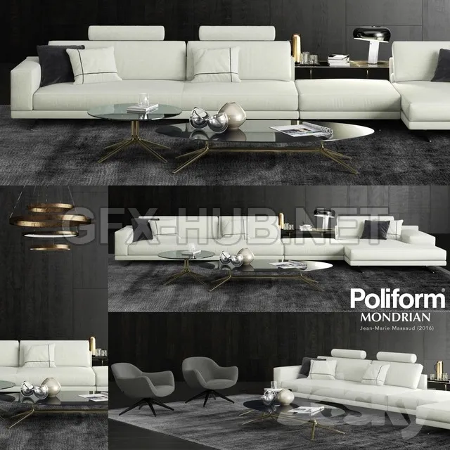 Poliform Mondrian Sofa 2 – 222831