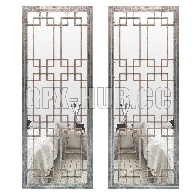 Rectangular wall mirror – Eichholtz Mota 109556 – 223557