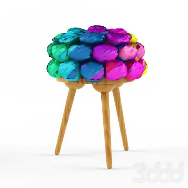 Recycled Silk Stool by Meb Rure Design Studio – 223559