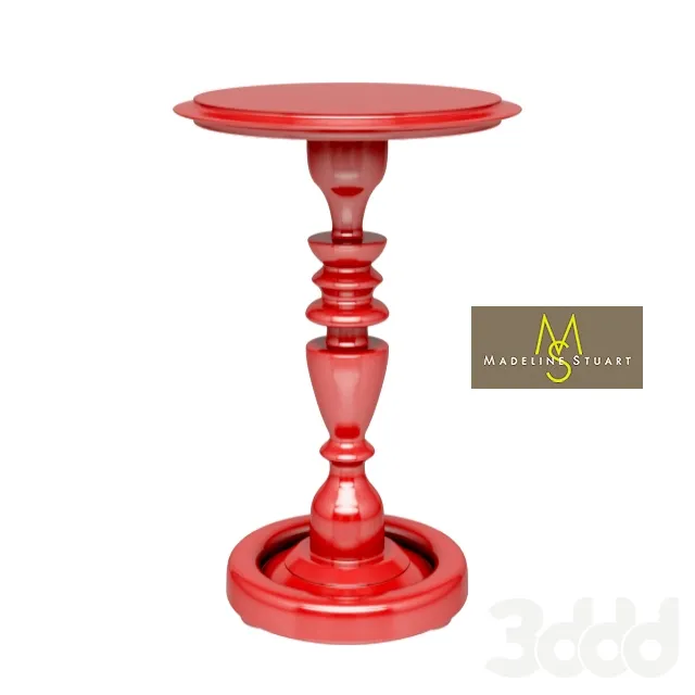 Reilly Pedestal Table – Red – 223639
