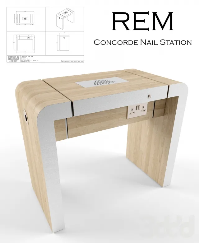 REM Concorde Nail Station – 223649