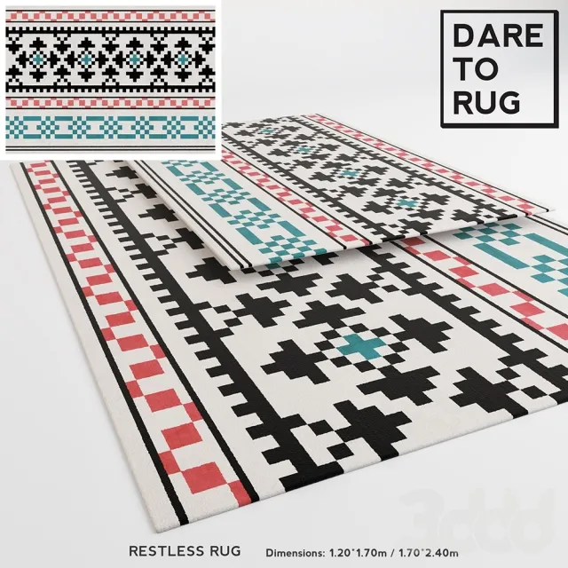 RESTLESS rug by DARE TO RUG – 223689