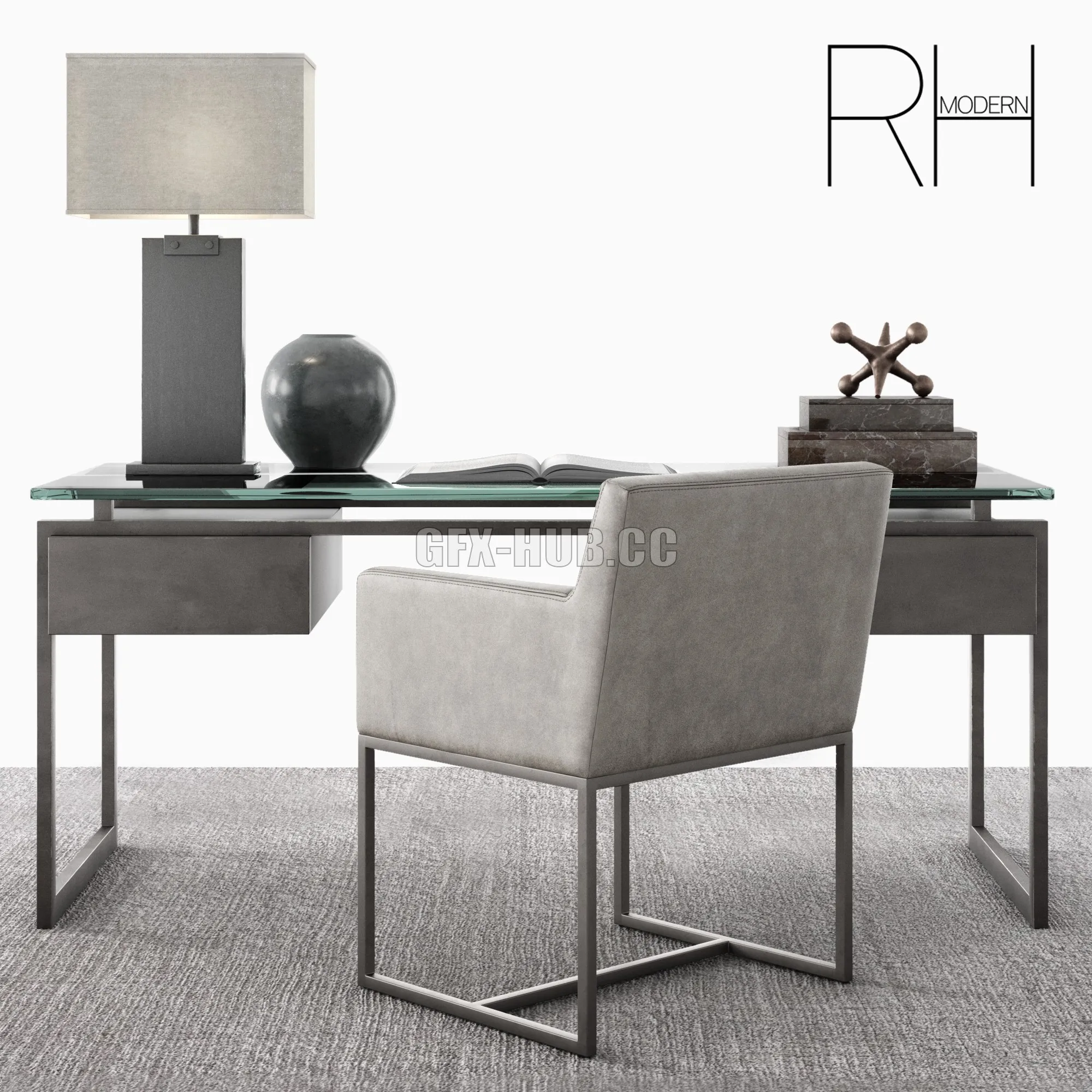 RH Latour Desk Set – 223839