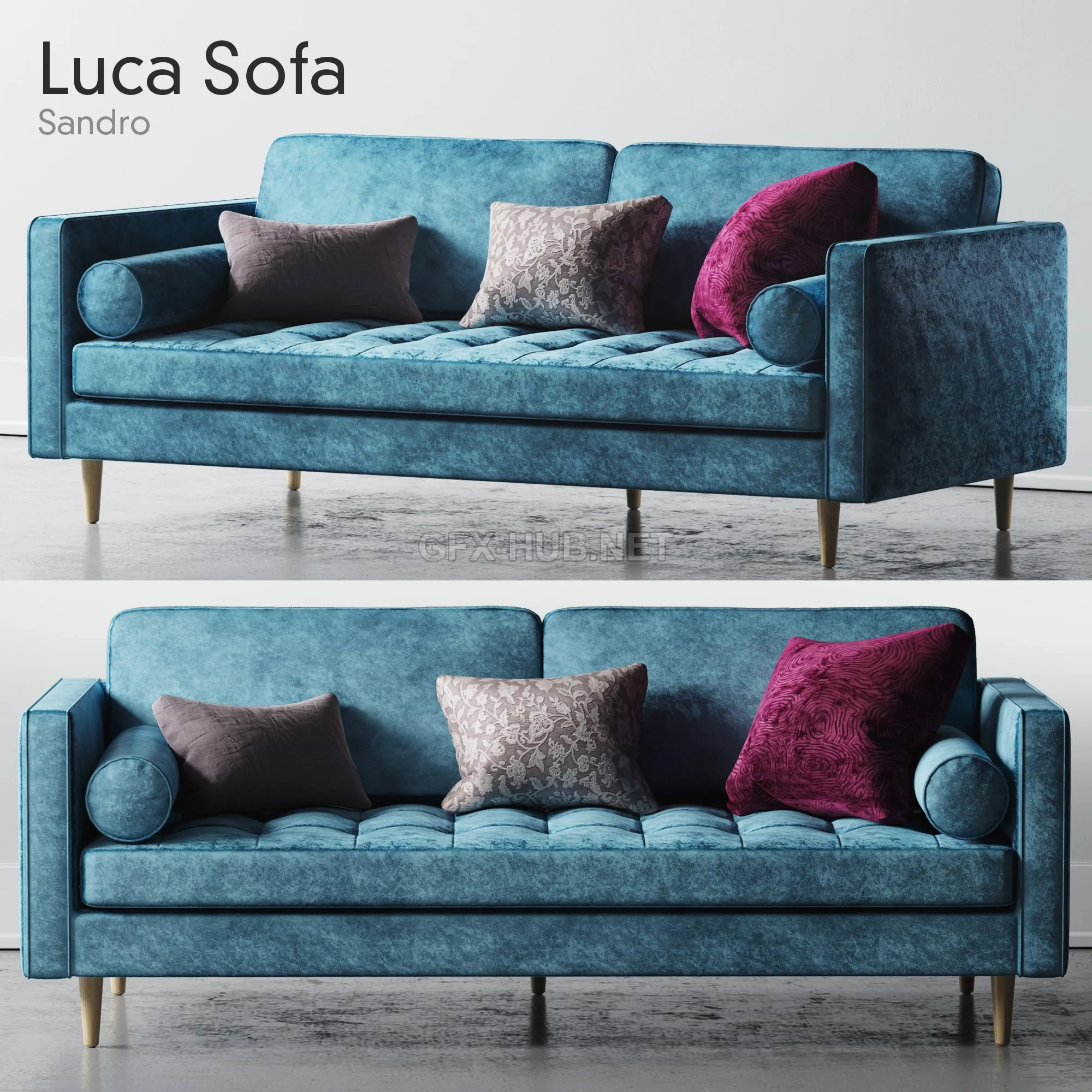 Sandro Luca Classic Sofa – 224467