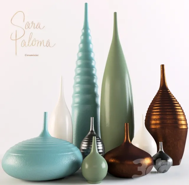Sara paloma ciramic vases – 224479