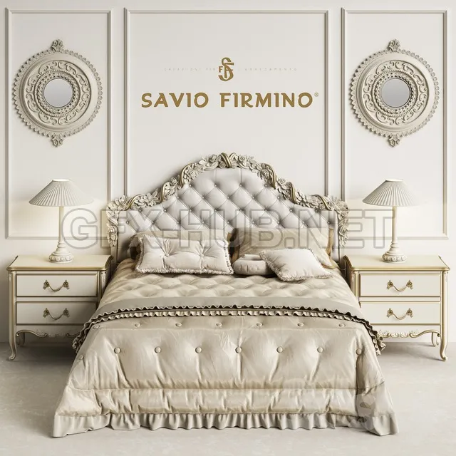 Savio Firmino 1696 Classic Bedroom Set – 224497