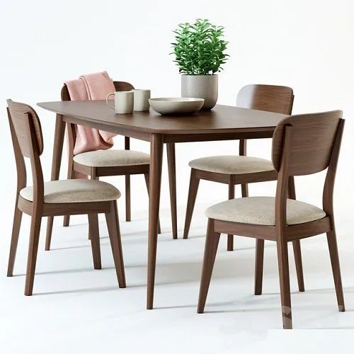 Scandinavian Designs Juneau Dining Table  Juneau Dining Chair – 224523