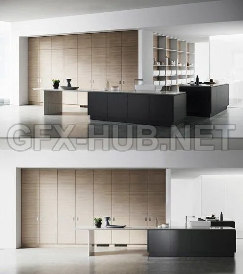 Scavolini Qi Kitchen 3d model – 224577