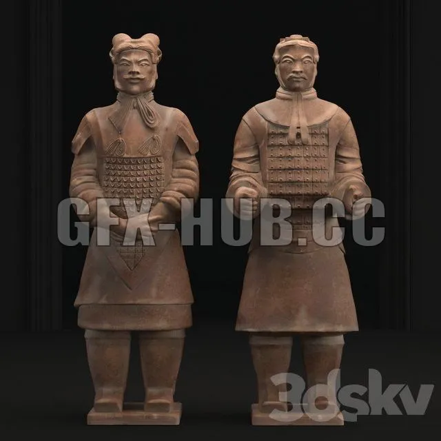 Sculpture of soldiers of the terracotta army – 224633