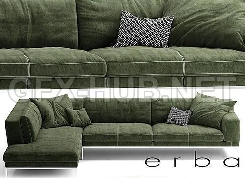 Sectional sofa EDIZIONE by ERBA ITALIA – 224679