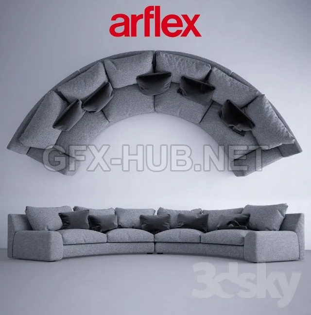 Semicircular sofa Arflex Ben-Ben – 224709