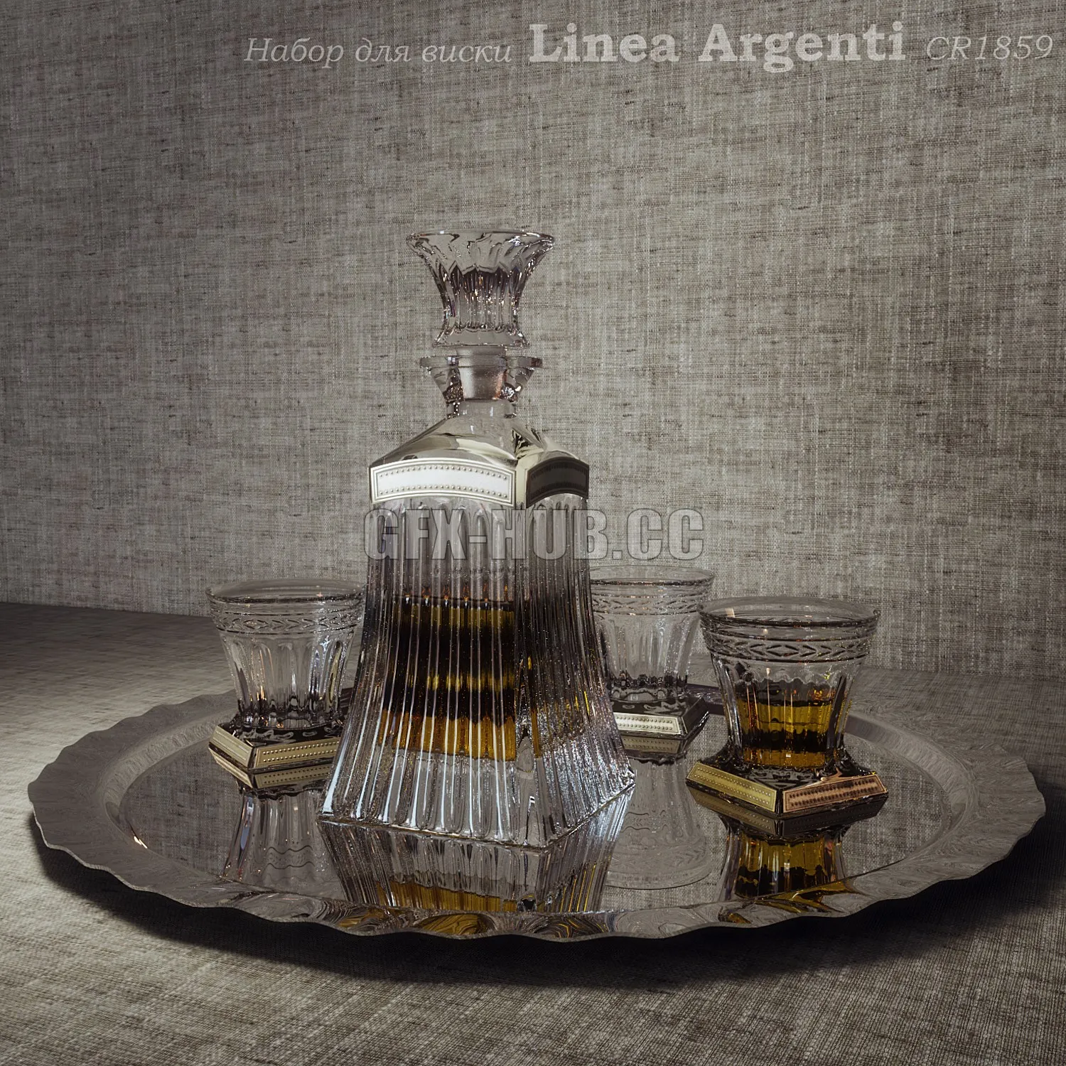 Set for whiskey Linea Argenti CR1859 – 224771