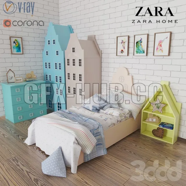 Set of furniture and bedding Amsterdam Zara Home – 224819