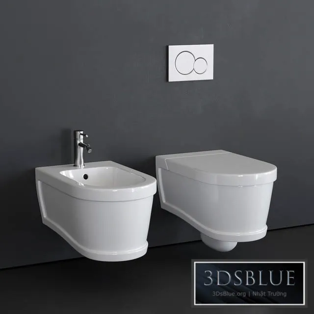 BATHROOM – TOILET & BIDET – 3DSKY Models – 1643