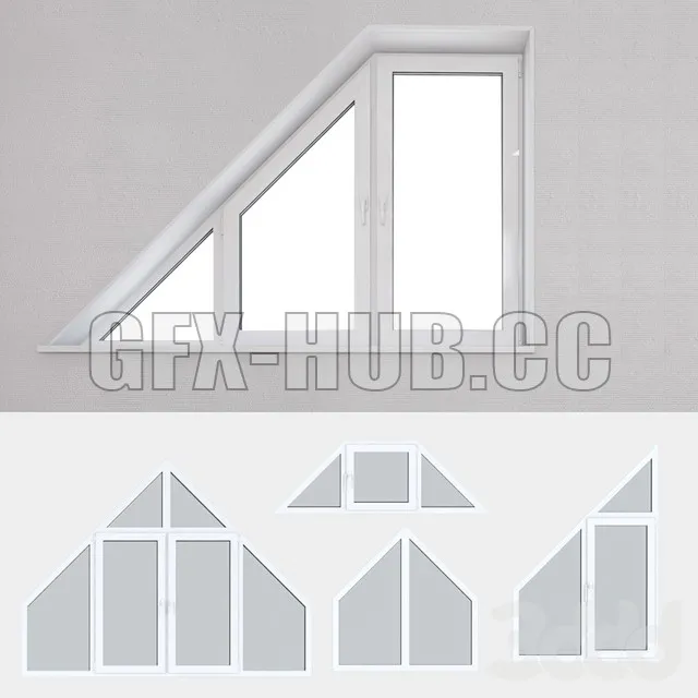 Set of plastic windows 14 – 224841