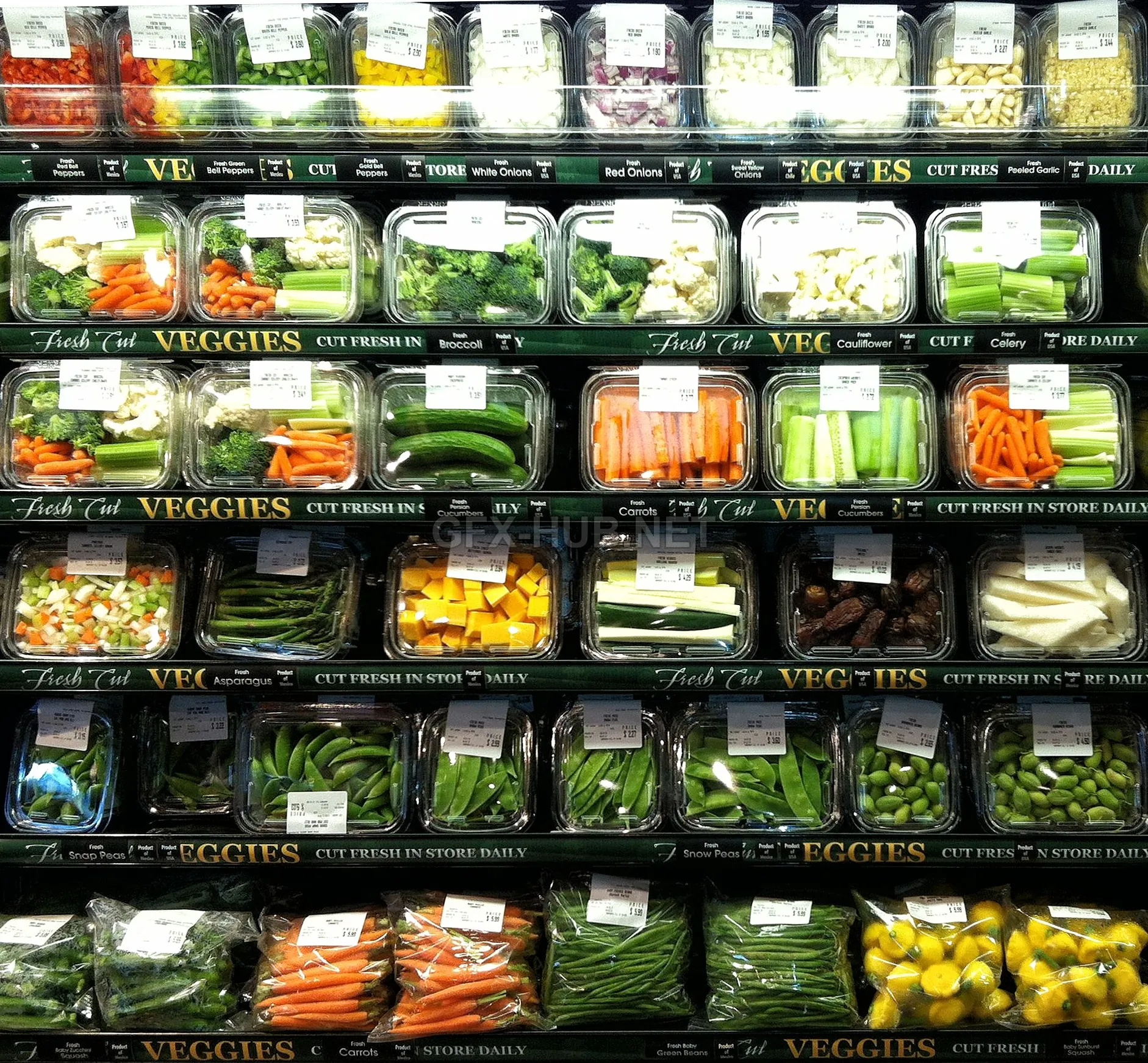 Shelves with vegetables 3D Models – 224993
