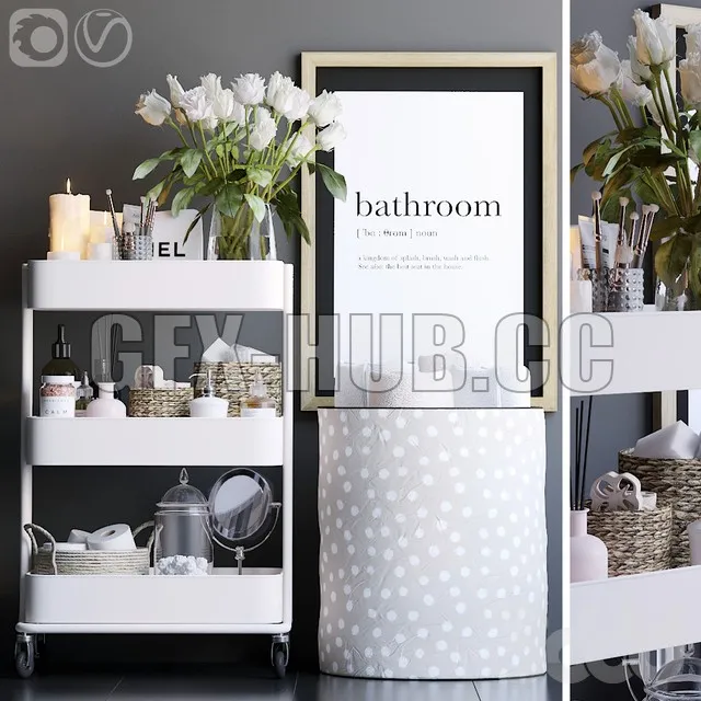 Shelving in the bathroom 10 – 225001