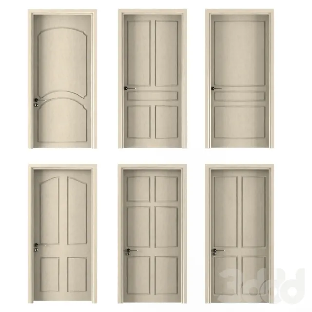 six interior doors beige color – 225279