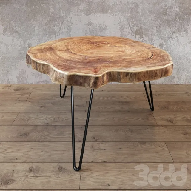 Slab wood coffe table – 225327
