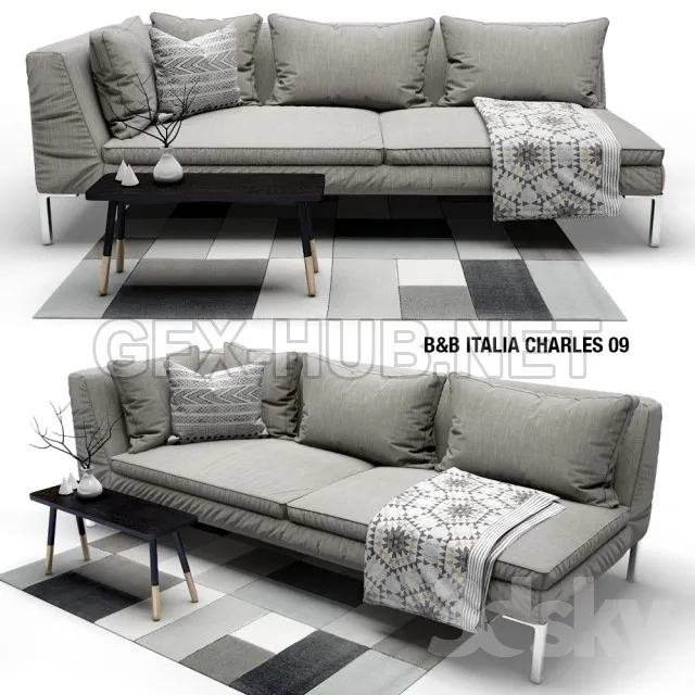 Sofa B B ITALIA CHARLES – 225531