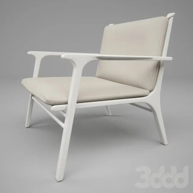 Stellar Works – Ren lounge chair white – 226145
