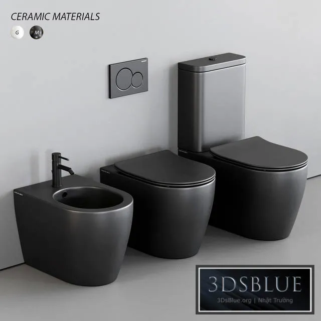 Scarabeo Ceramiche Moon WC 3DS Max - thumbnail 3
