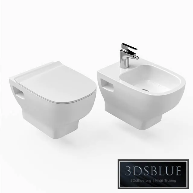 BATHROOM – TOILET & BIDET – 3DSKY Models – 1717