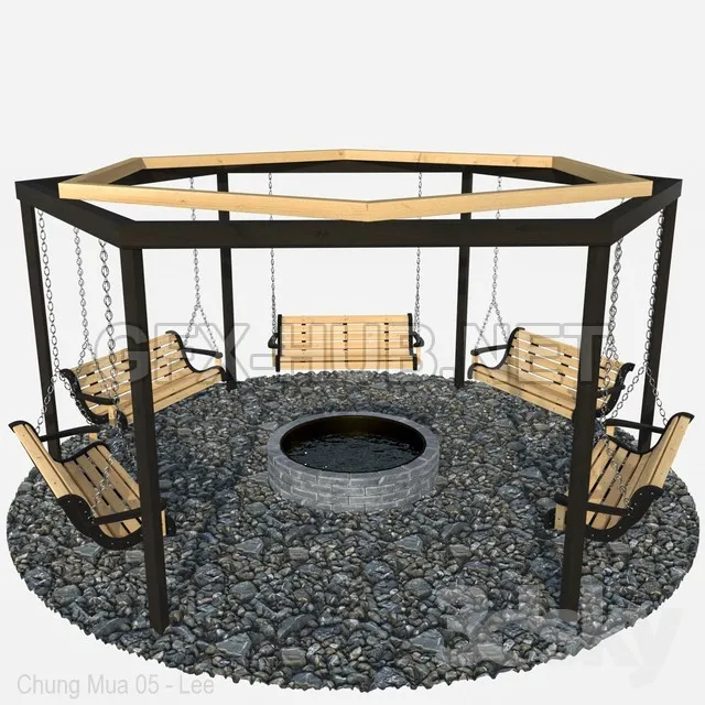 Swing around the well (maxfbxobj) 3d model – 226577