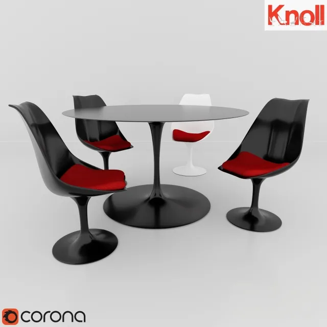 Table and chairs KNOLL – 226687