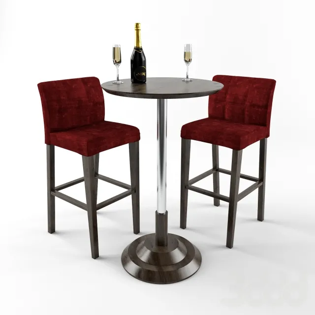 Table and Stool for Sparkling Wine – 226699