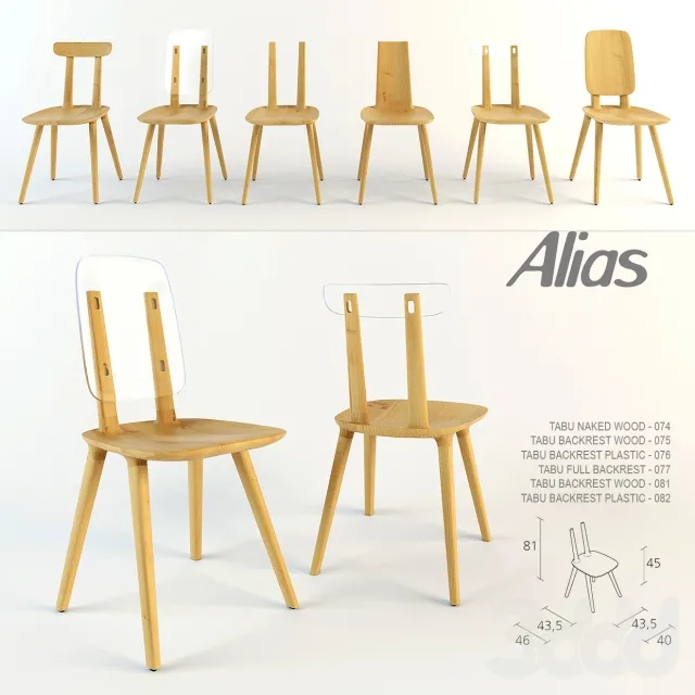 Tabu chairs by Alias – 226899