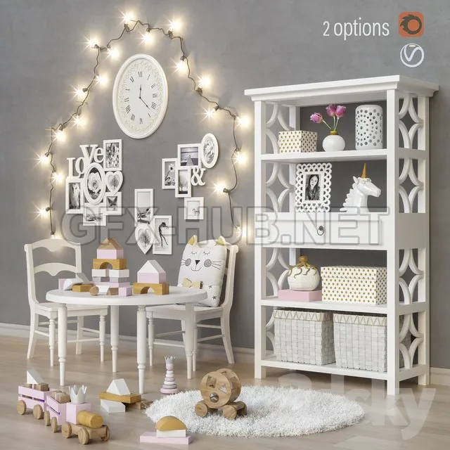 Toys and furniture (2 options) set 22 – 227347