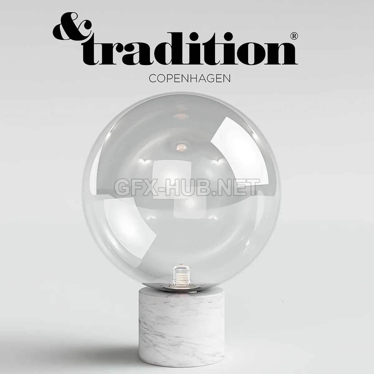 Tradition Marble table lamp – 227373