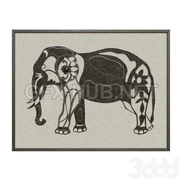 Uttermost ПАННО СЛОН – 227799