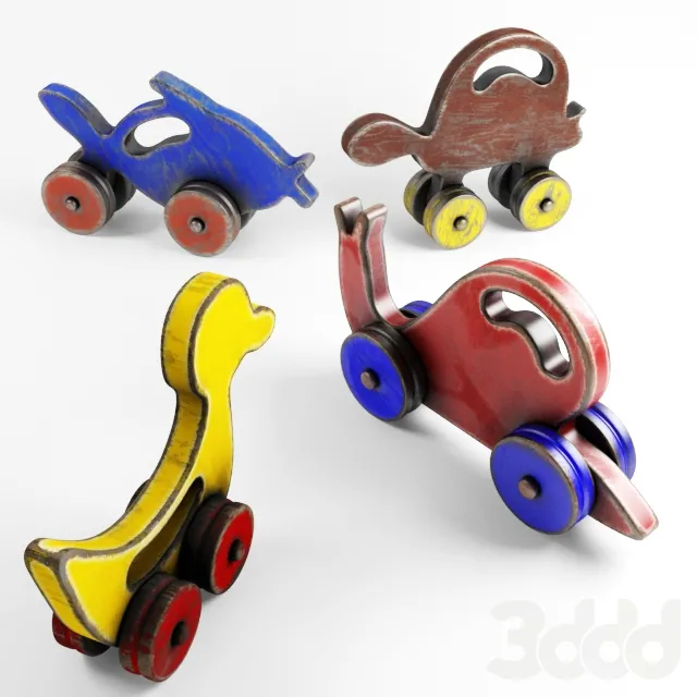 Vintage Toys Wooden Animal 001 – 228145