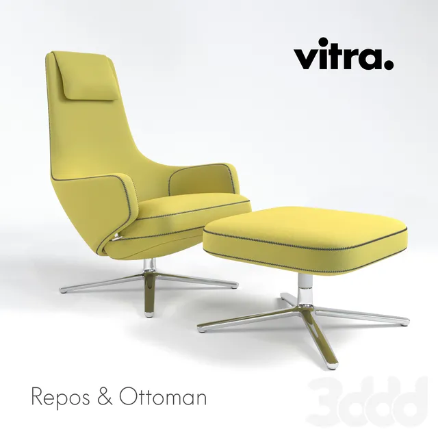 Vitra Repos and Ottoman – 228239