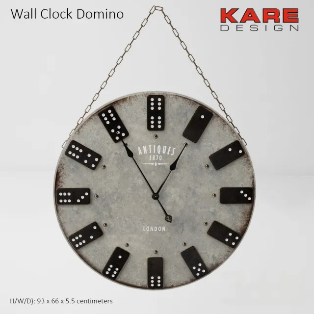 Wall Clock Domino – 228343