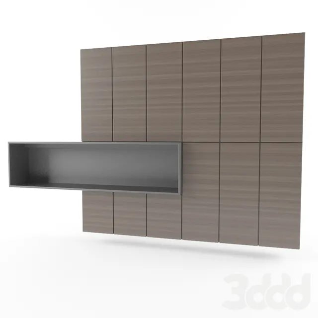 Wall Unit with Rectangular Shelf – 228421